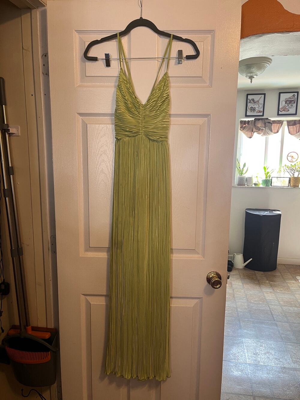 Green formal dress